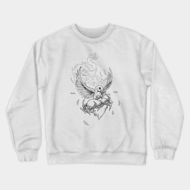 Holy Spirit Ink Crewneck Sweatshirt by Ian Moss Creative